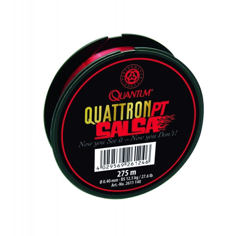 Quantum Quattron Salsa Nylonline 275m Transparent Red