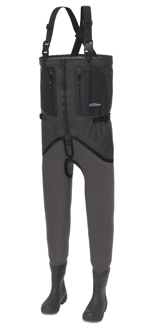 A Jensen Bering Neopren / Åndbar Waders Sort/Grå
