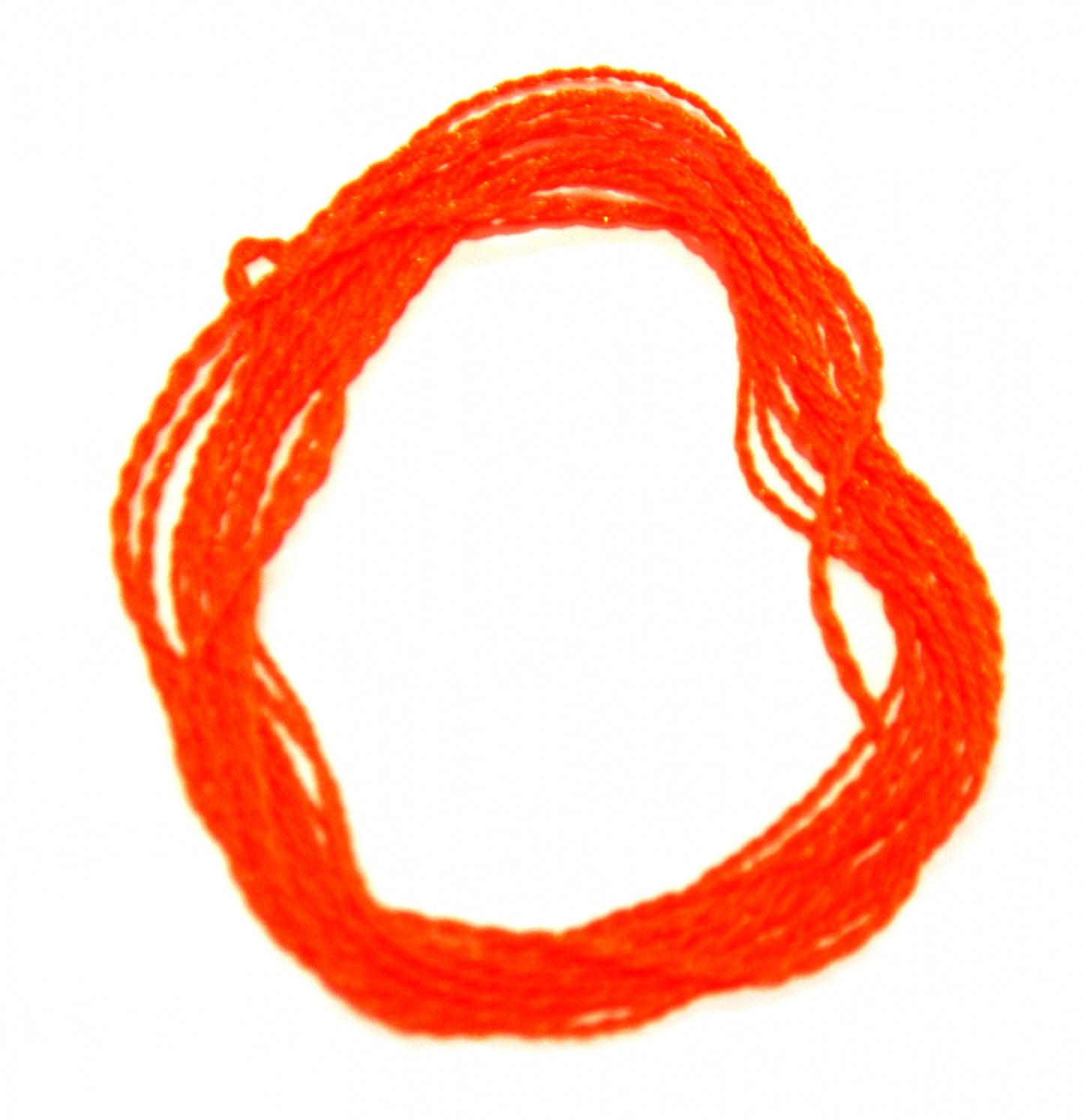 Håndlavet Flettet Flueforfang HiViz 6' Orange
