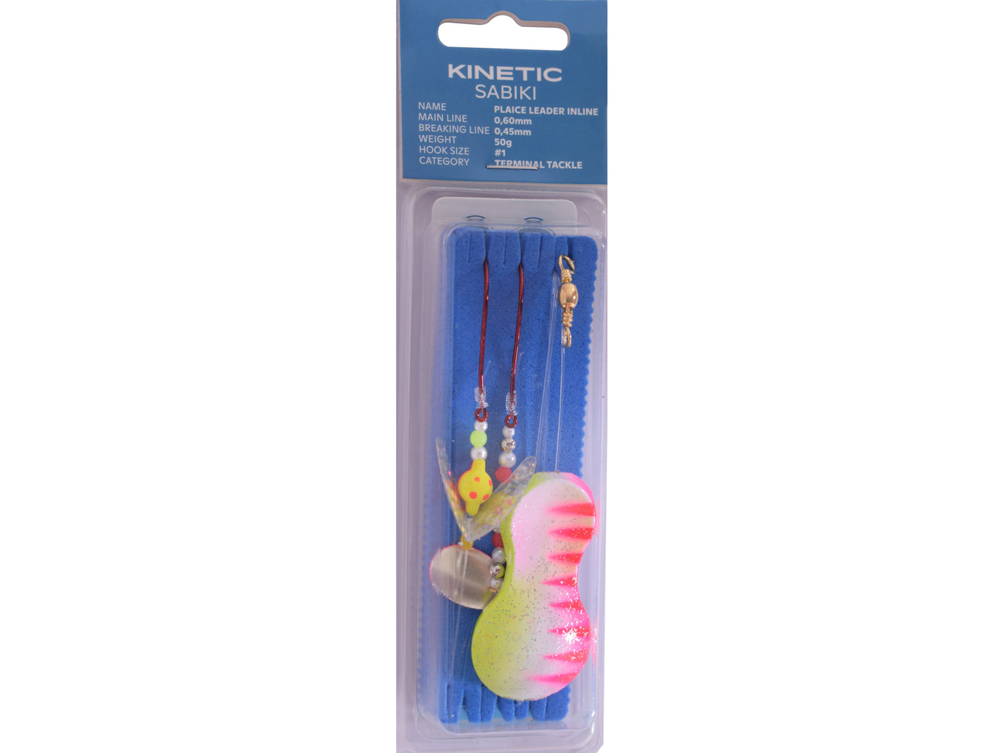 Kinetic Sabiki Plaice Leader Inline 100g #1