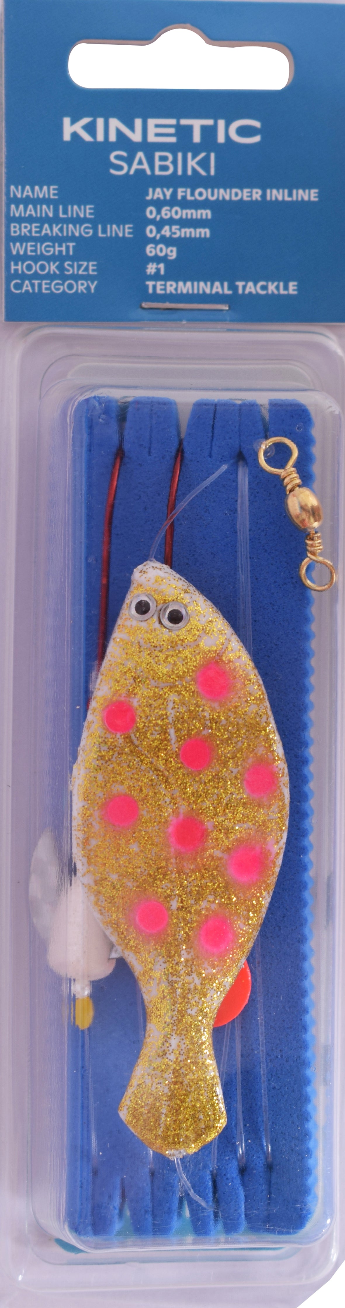 Kinetic Sabiki Jay Flounder Inline Rig 60g