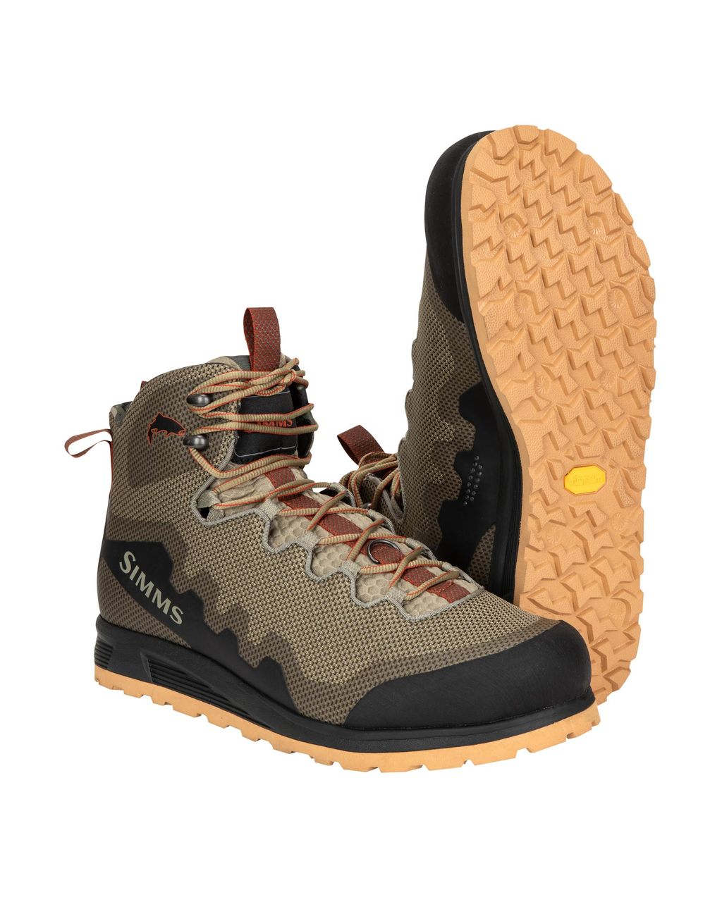 SIMMS Flyweight Access Boot Dark Stone - Rubber sole