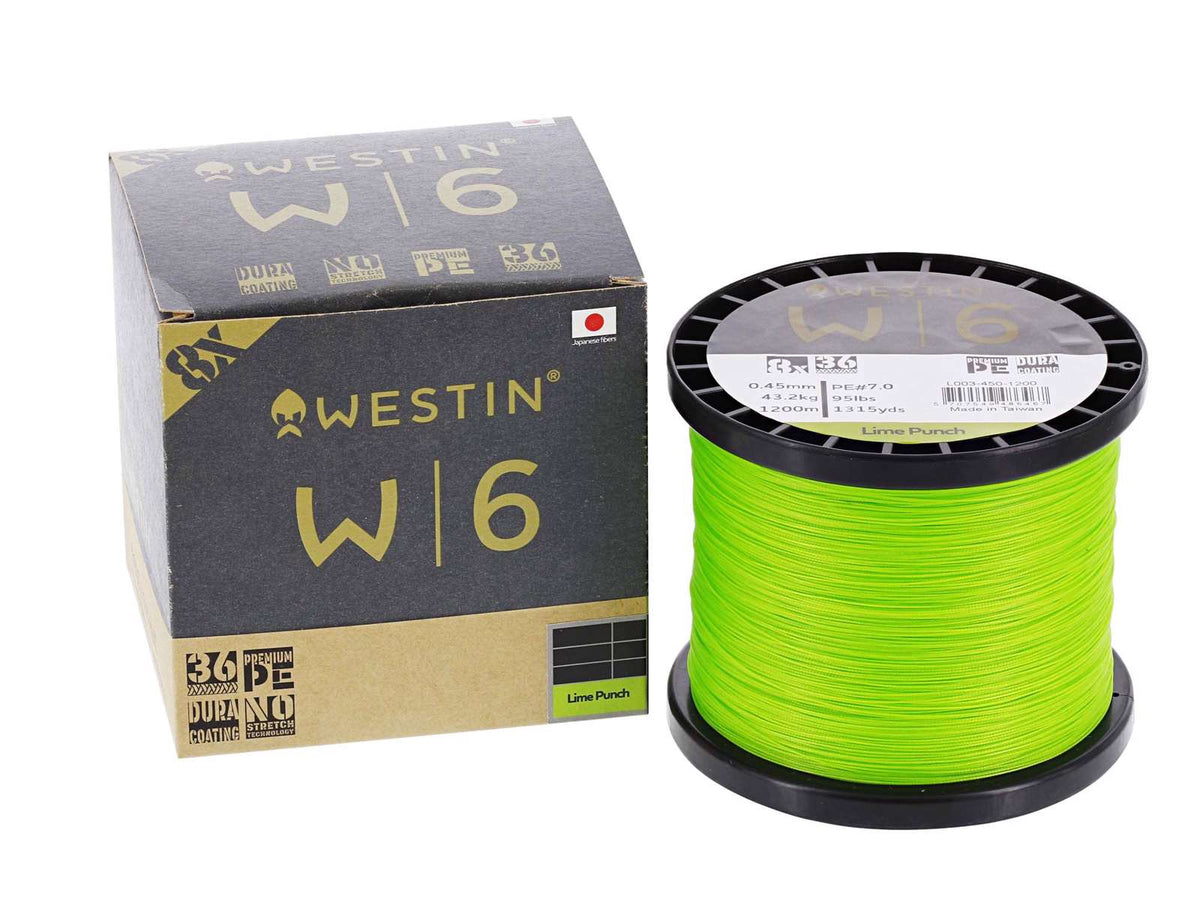 Westin W6 8 braid Lime Punch Lineservice