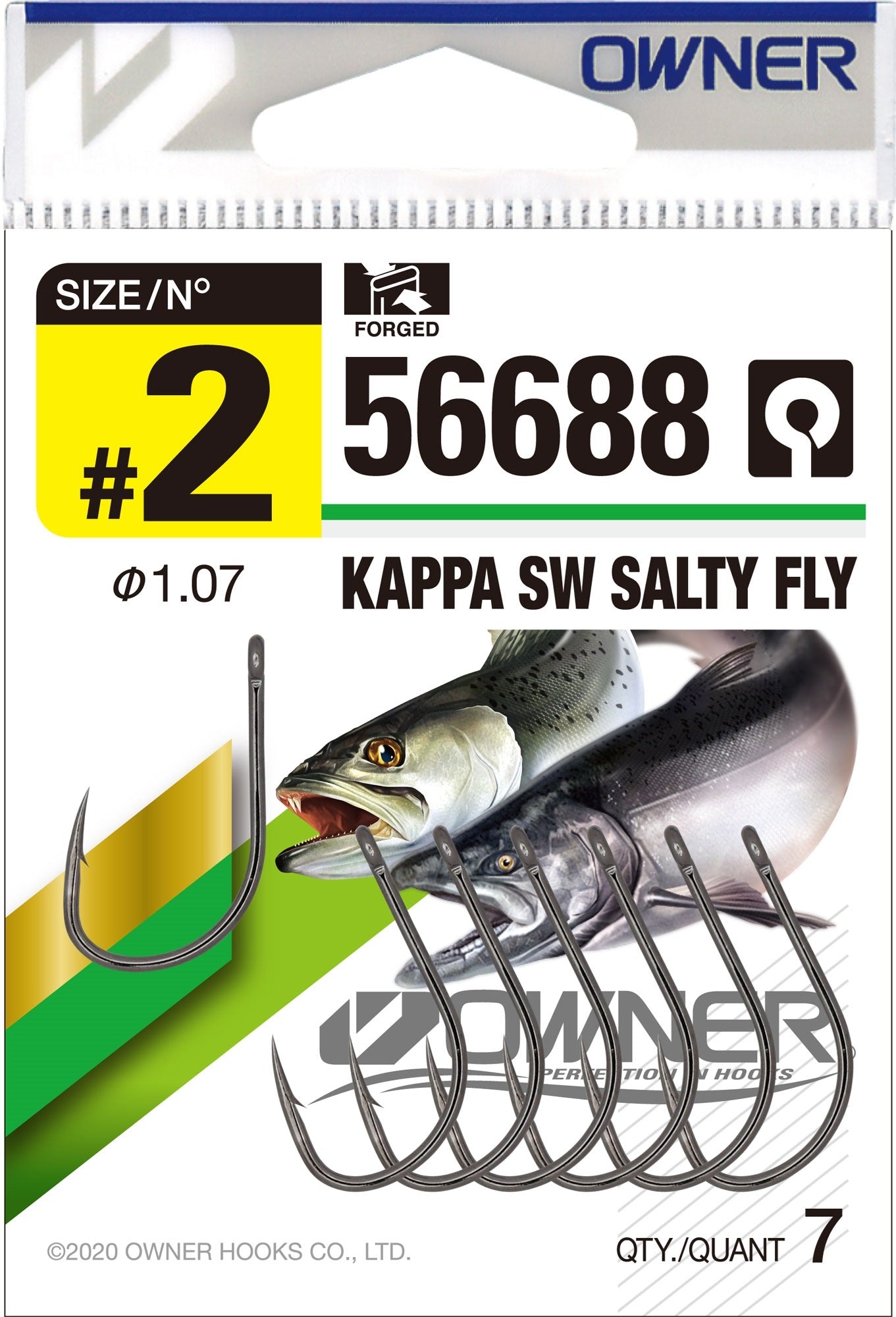 Owner 56688 Kappa SW Salty Fly Single hook