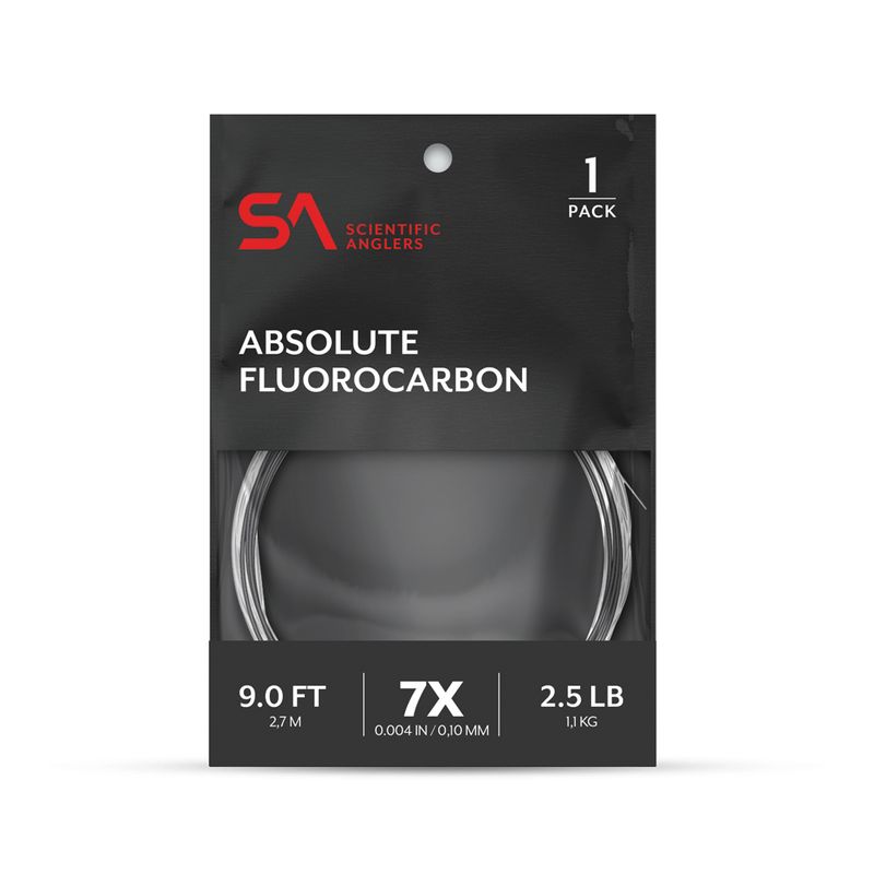 Scientific Anglers Absolute Fluorocarbon Leader 9' – 9' leader – product_1_35100.jpg