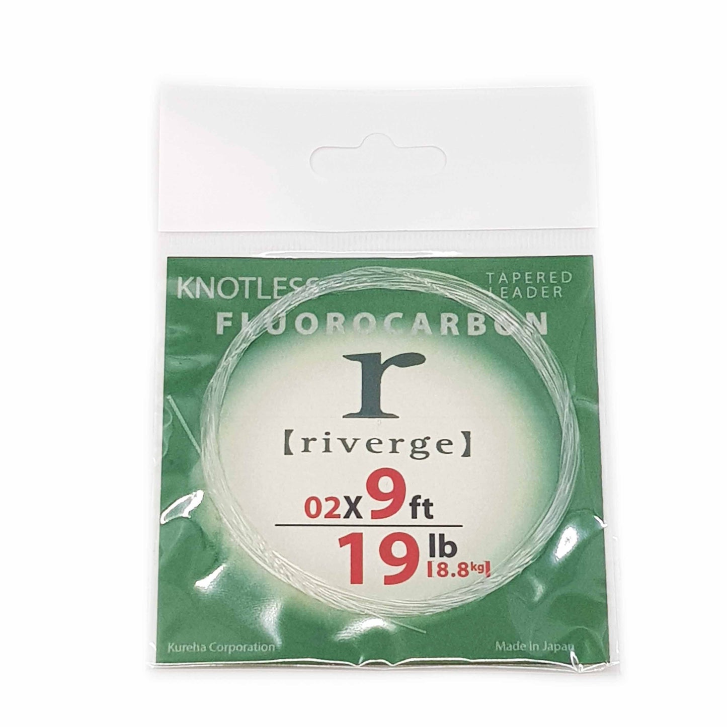 Riverge Fluorocarbon-Schnur 9ft Transparent.