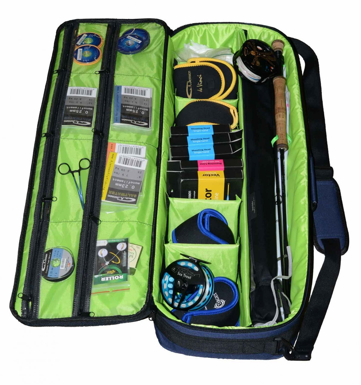 A. Jensen Rod N' Reel Bag Large Up to 15' 5-Piece