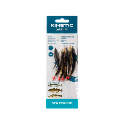 Kinetic Sabiki Rooster Tail Forfang