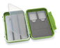 C&F Design Medium 2-Row WP Tube Fly Case w/3 Comp - Olive