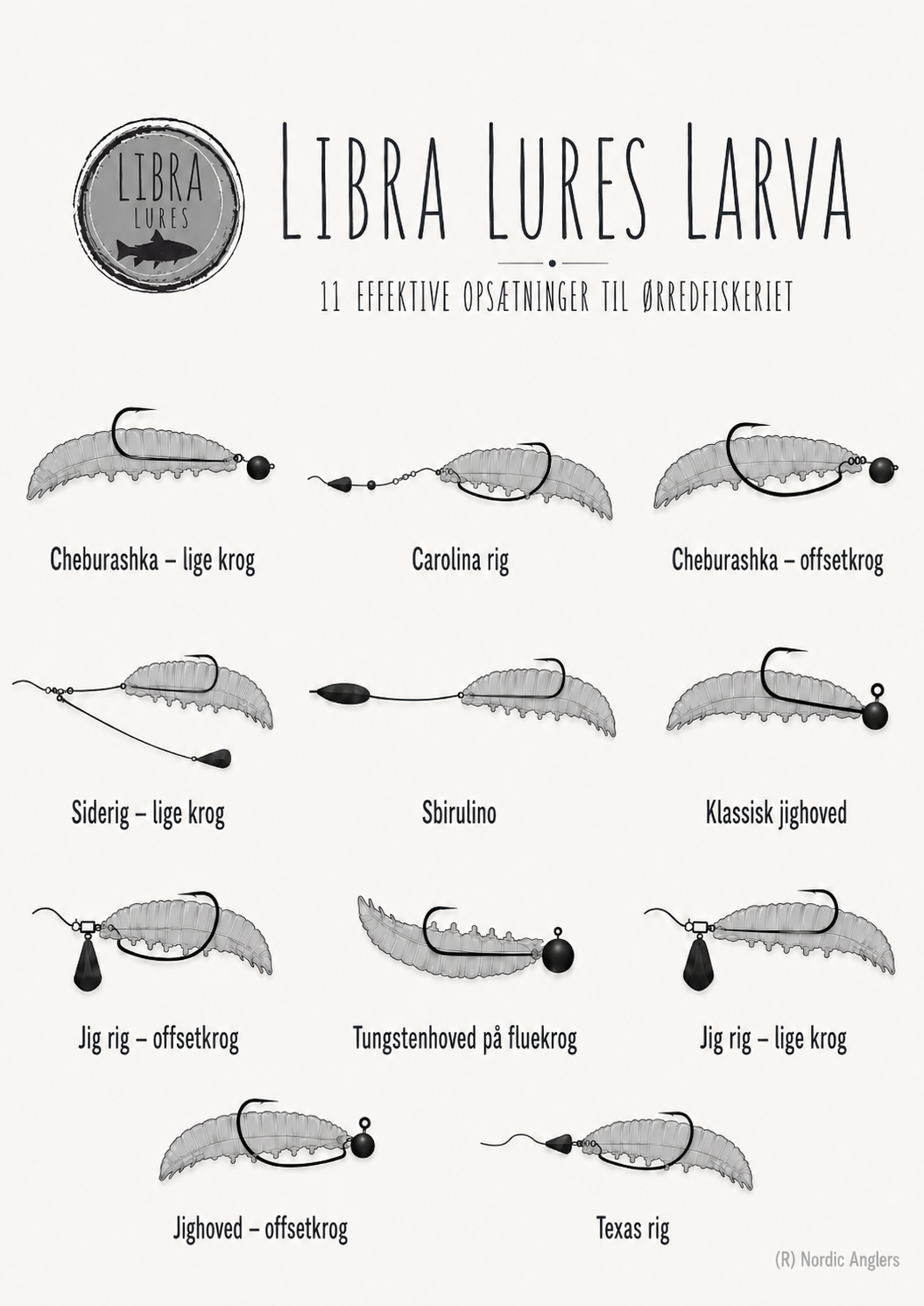 Libra Lures Larva - 30mm