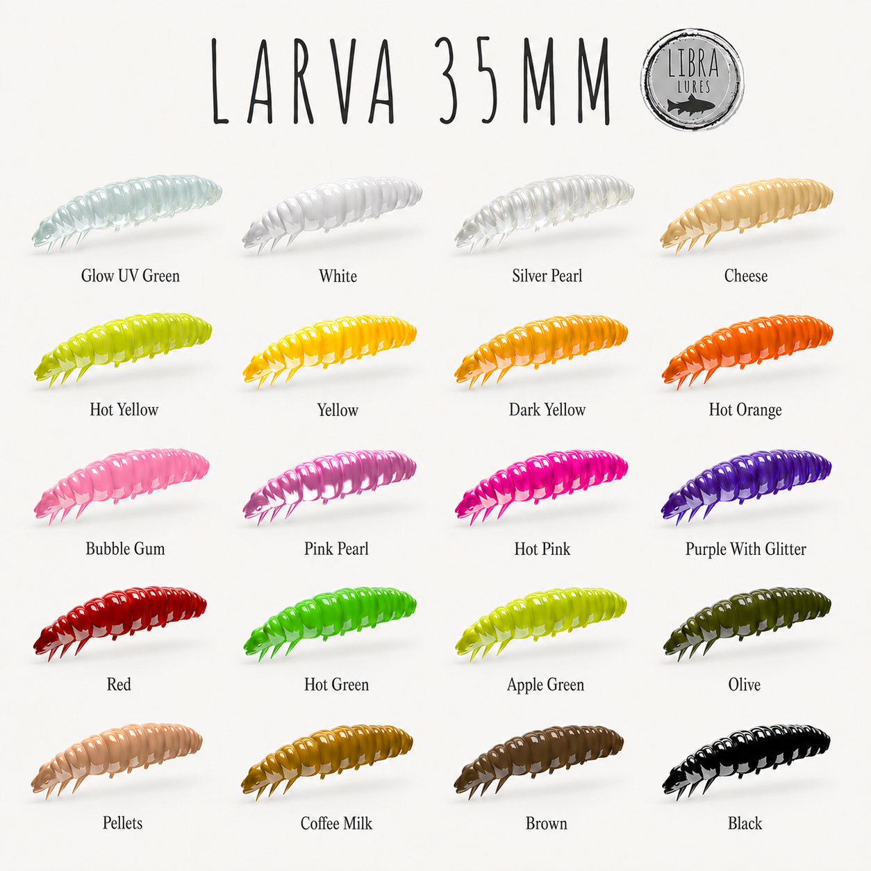 Libra Lures Larva - 35mm