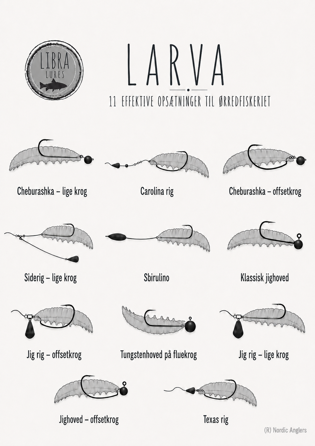 Libra Lures Larva - 30mm