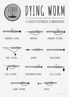 Libra Lures Dying Worm - 70mm