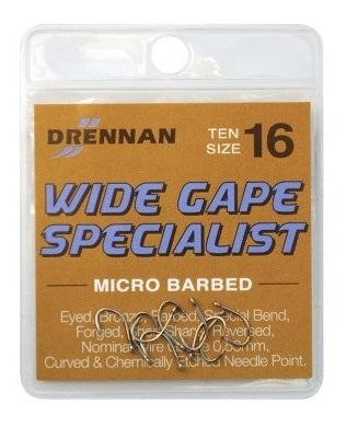 Drennan Micro Barbed Wide Gape Specialist hooks