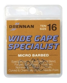 Drennan Micro Barbed Wide Gape Specialist hooks