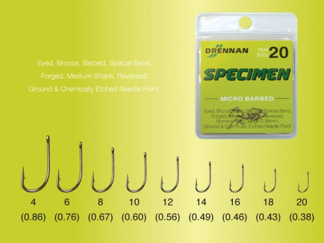 Drennan Specimen Micro Barbed Bronze Krog