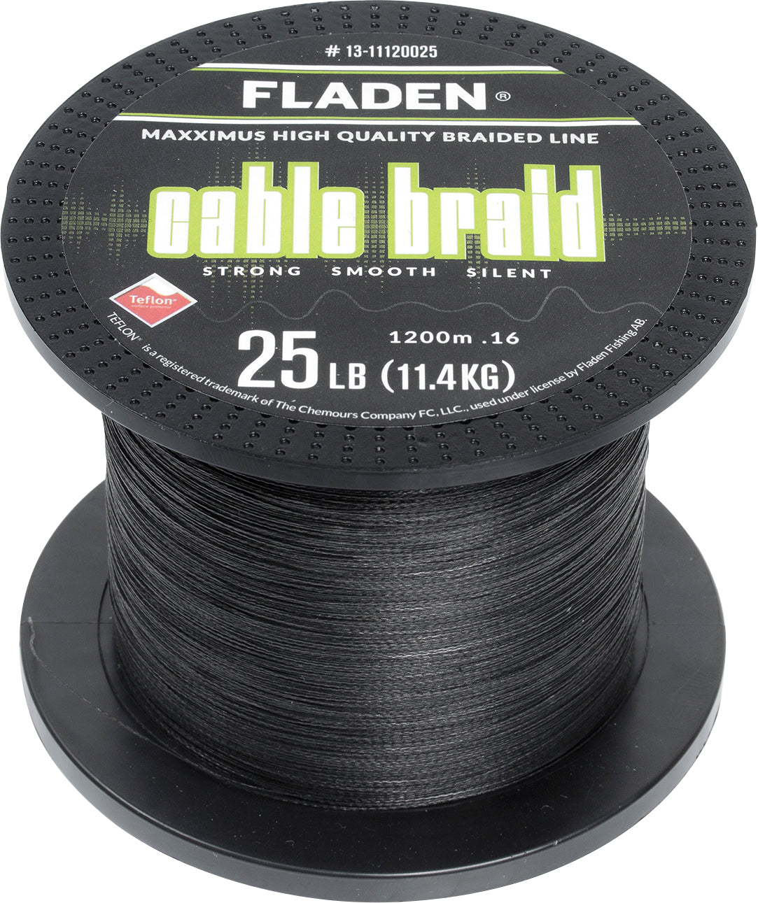 The flat Maxximus Cable Braid Black 1200m Fletline