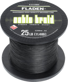 The flat Maxximus Cable Braid Black 1200m Fletline