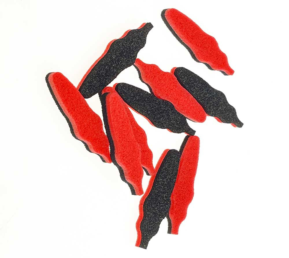 TheFlyCo Foam Beetle - Medium - Skumbille Kroppe i flere farver