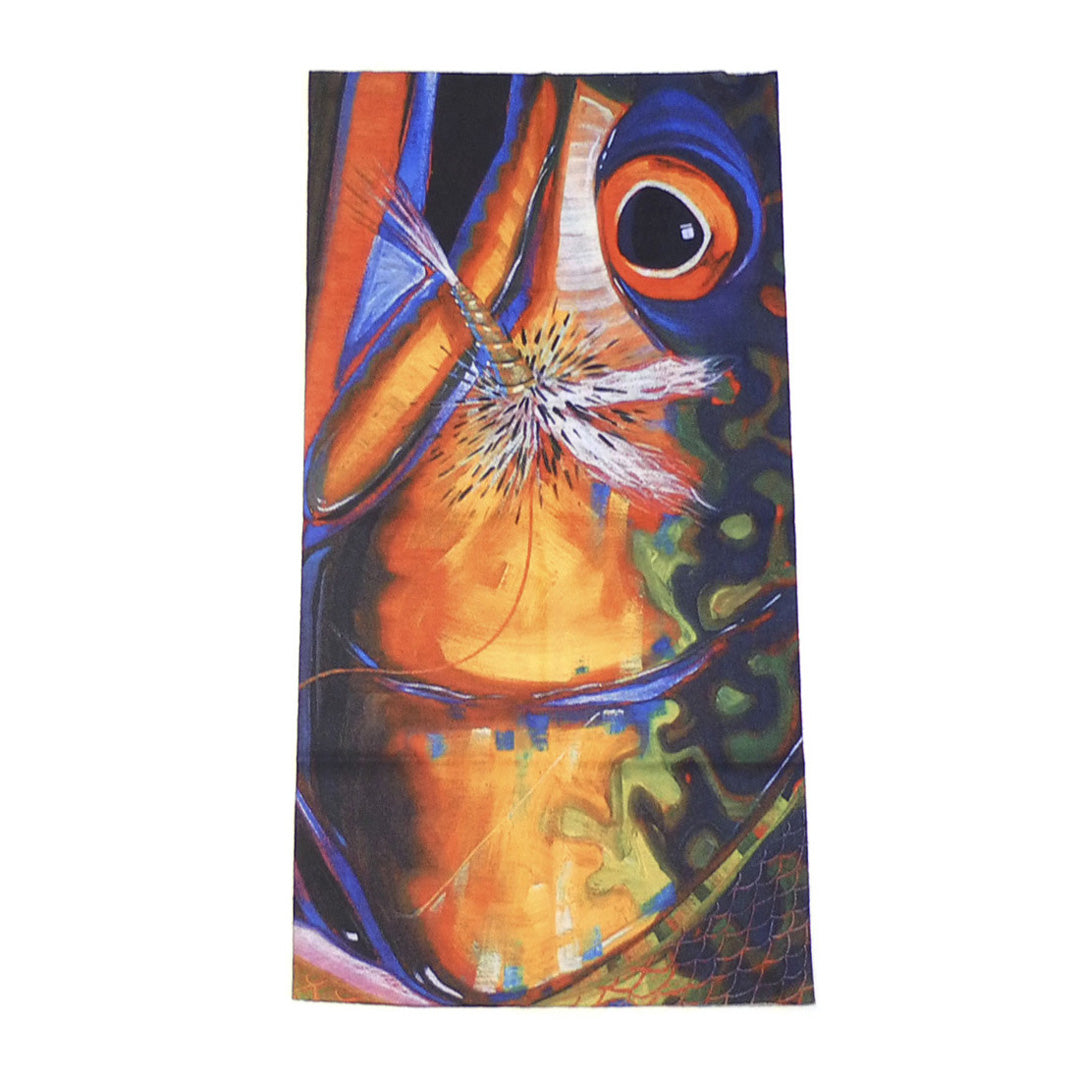 Neck warmer Trout Head Fly 1