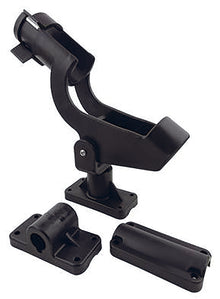 Kinetic rod holder for boat mounting