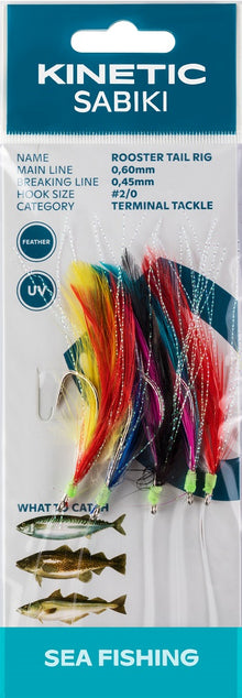 Kinetic Sabiki Rooster Tail Rig #2/0