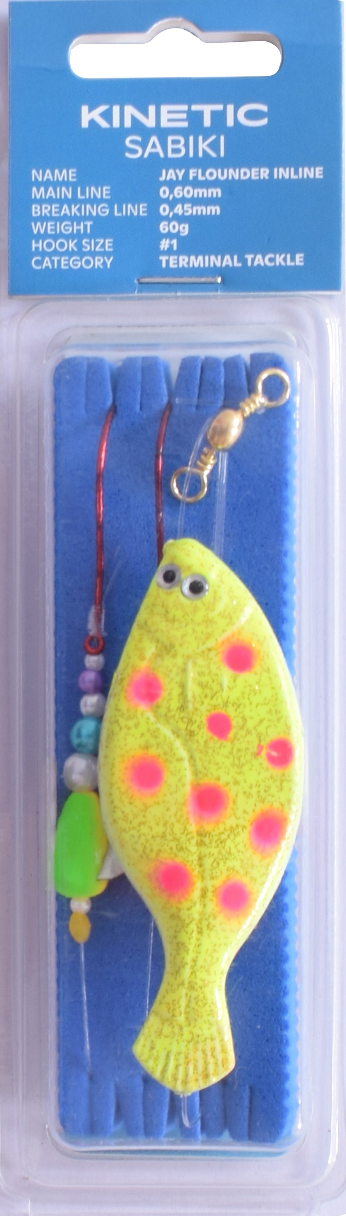 Kinetic Sabiki Jay Flounder Inline Rig 60g