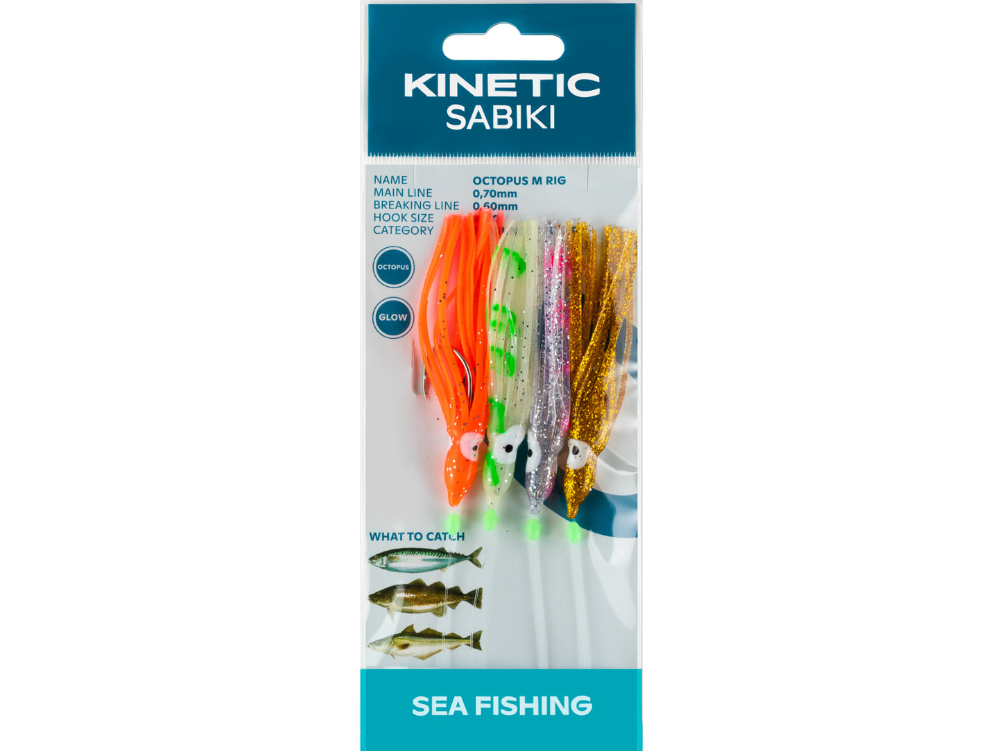 Kinetic Sabiki Octopus M #3/0