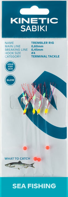Kinetic Sabiki Trembler Rig #4 Fishskin