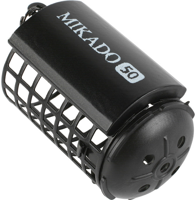 Mikado classic round feeder black with bottom