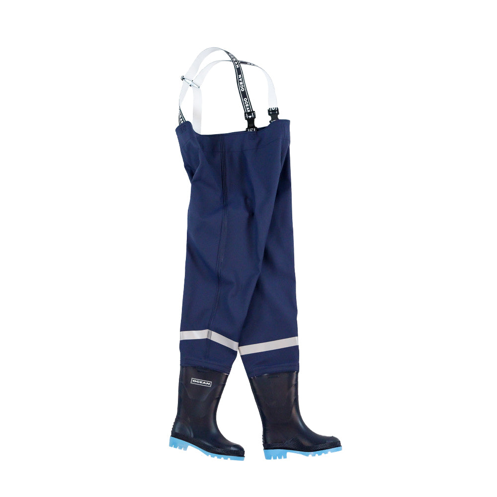 Ocean Cloud Junior PVC Waders Blue
