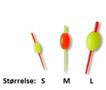 Stonfo Strike Indicator Oval Plast Rød/Gul Mix