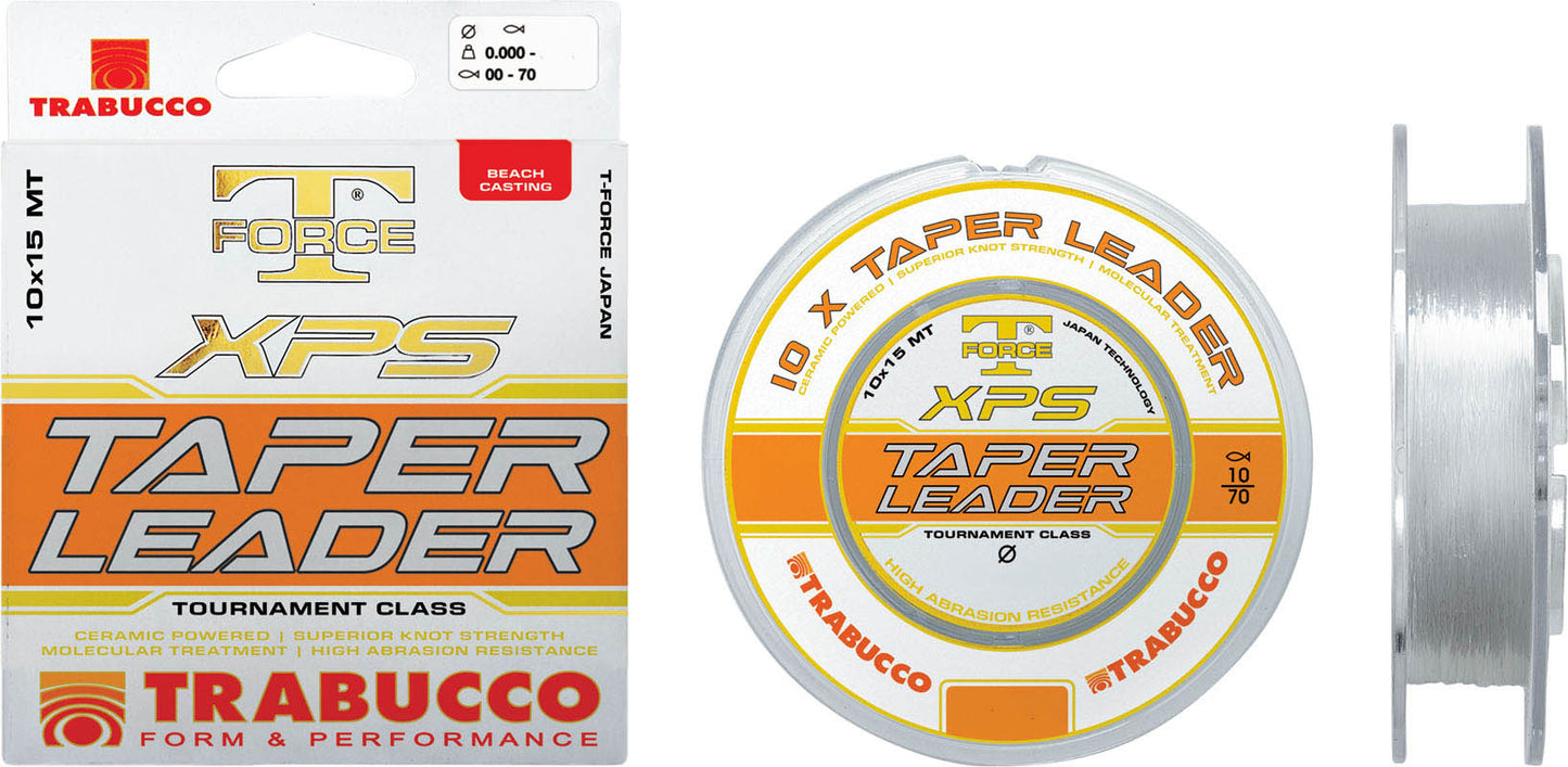 Trabucco TaperLeader XPS SurfCast Line 10x15m