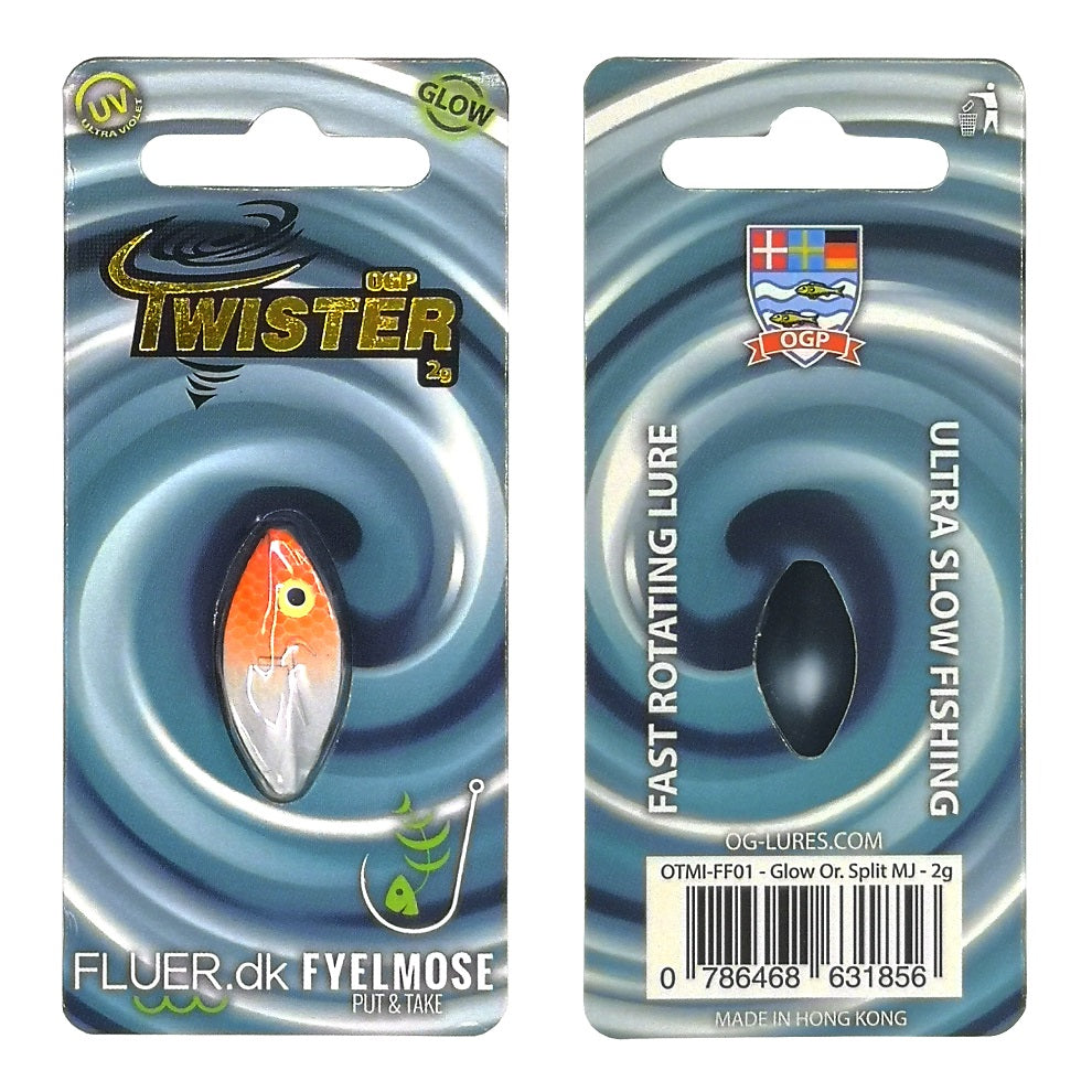 OGP Twister 2g FLUER.DK CUSTOM COLORS