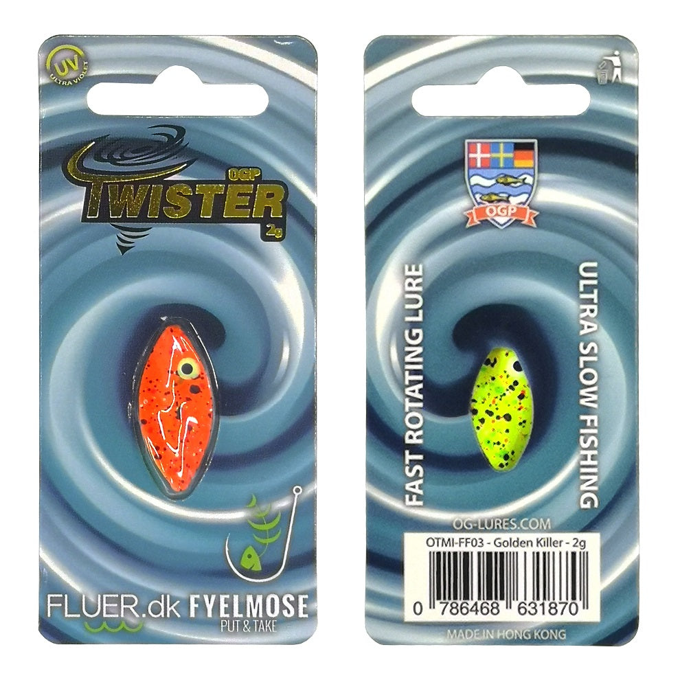 OGP Twister 2g FLUER.DK CUSTOM COLORS