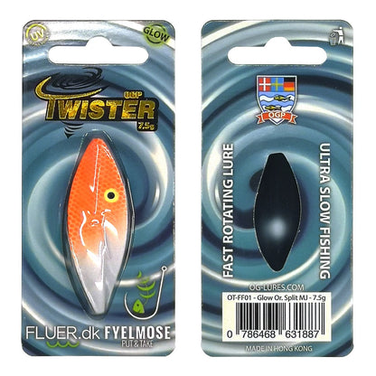 OGP Twister 7.5g FLUER.DK CUSTOM COLORS