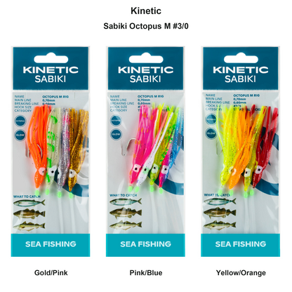 Farveoversigt – Kinetic Sabiki Octopus M #3/0
