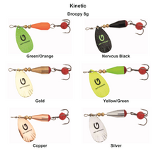 Farveoversigt – Kinetic Droopy 8g