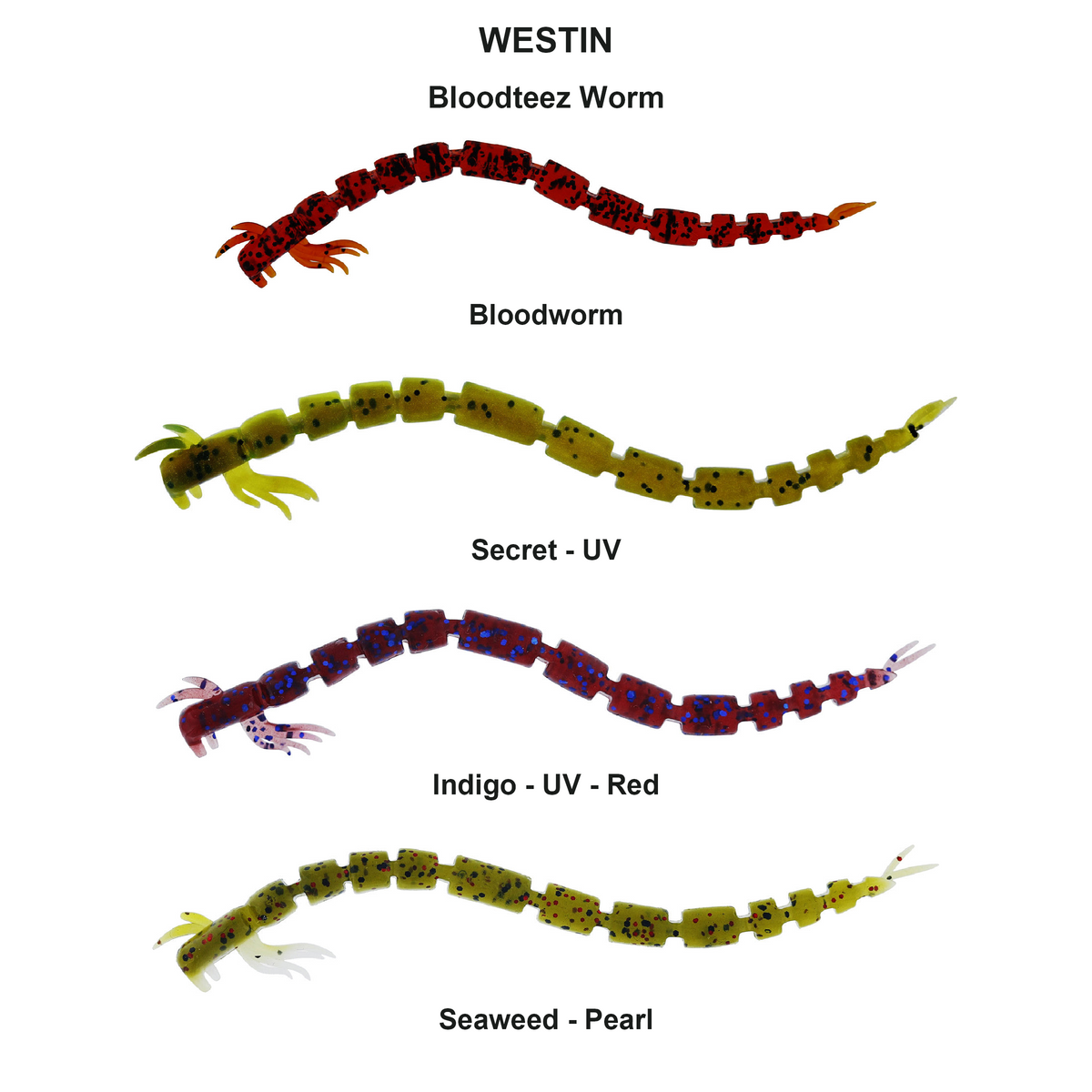 Farveoversigt – Bloodteez Worm
