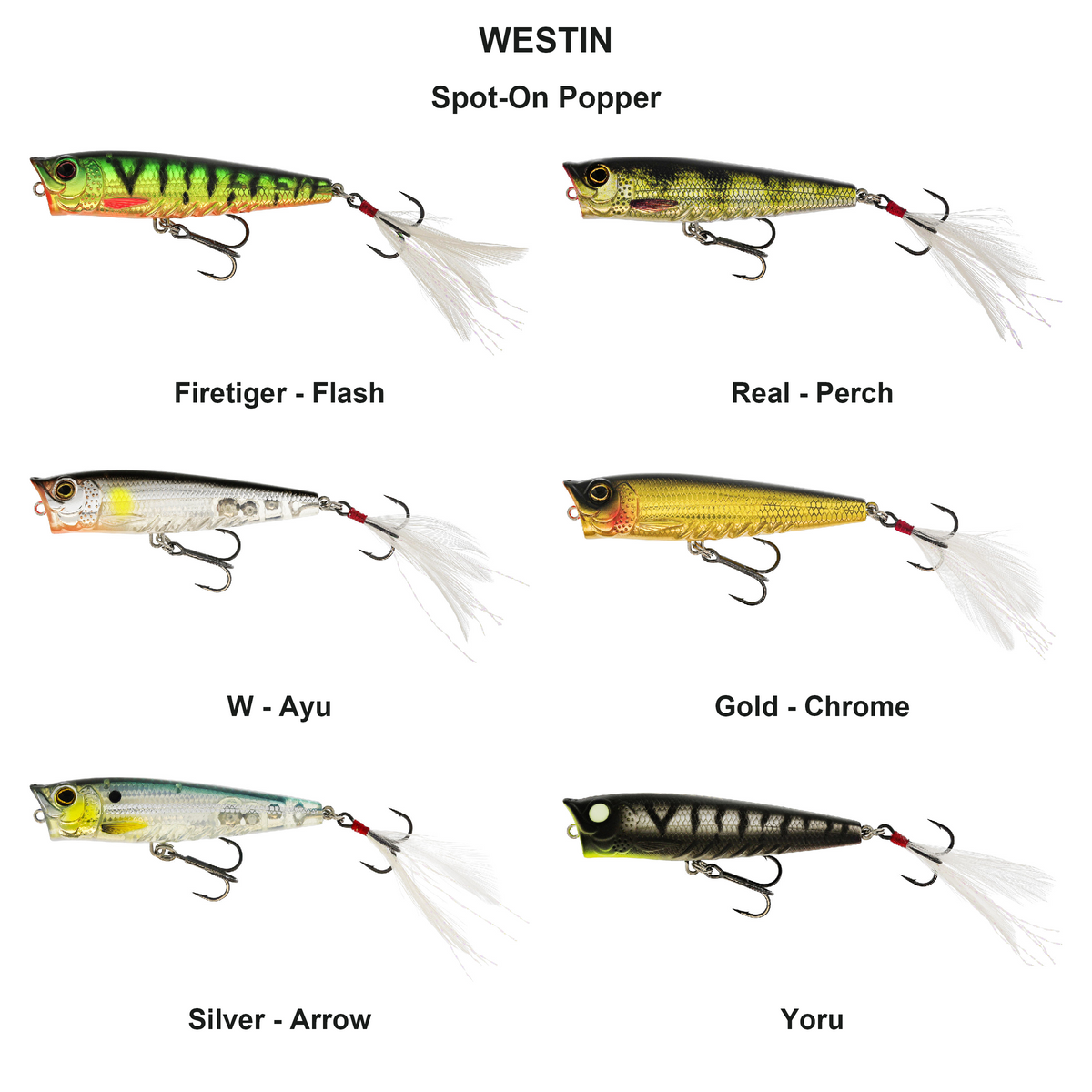 Farveoversigt – Spot-On Popper