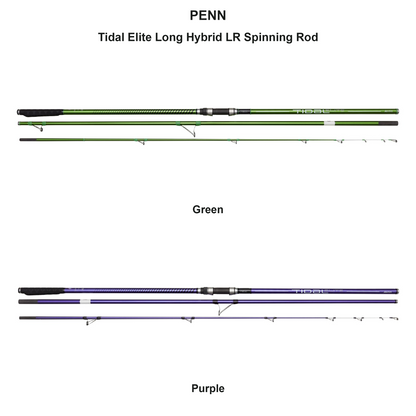 Farveoversigt – PENN Tidal Elite Long Hybrid LR Spinning Rod