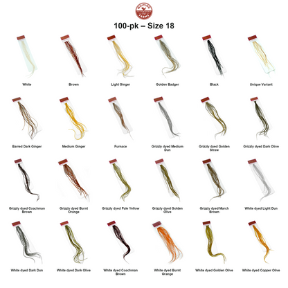 Farveoversigt – Whiting 100-pk – Size 18