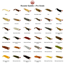 Farveoversigt – Whiting Rooster Saddle – Pro Grade