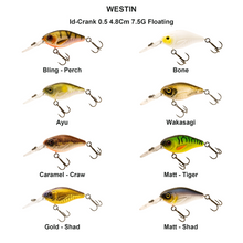 Farveoversigt – Id-Crank 0.5 4.8Cm 7.5G Floating
