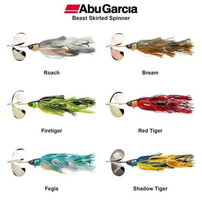 Farveoversigt – Abu Garcia Beast Skirted Spinner