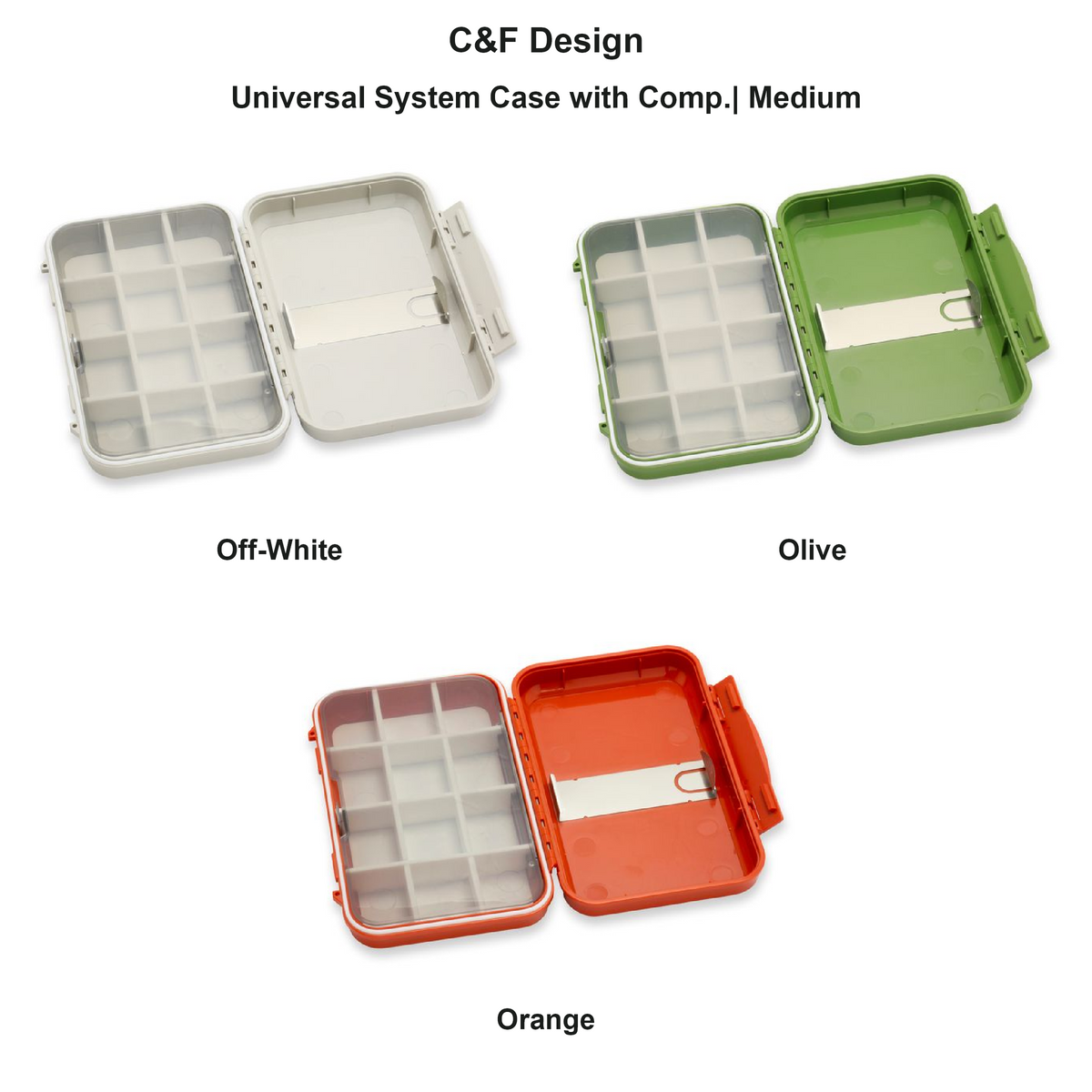 Farveoversigt – C&F Design Universal System Case with Comp.| Medium