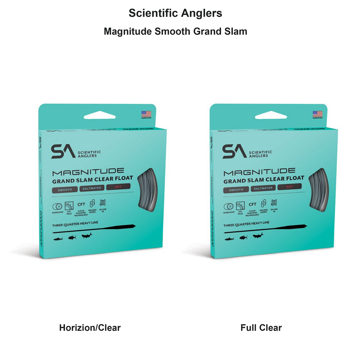 Farveoversigt – Scientific Anglers Magnitude Smooth Grand Slam