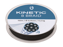 Kinetic 8 Braid Black 150m