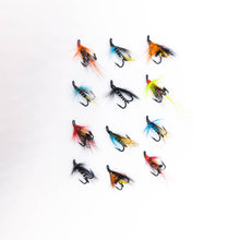 3-hook Salmon Flies Assortment 3, 12 pcs.
