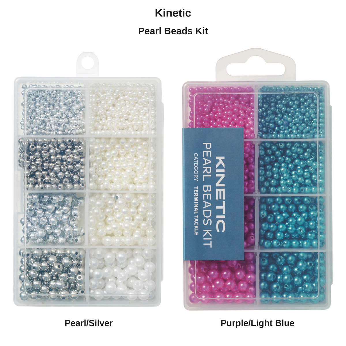 Kinetic Pearl Beads Kit – farveoversigt med 2 farver